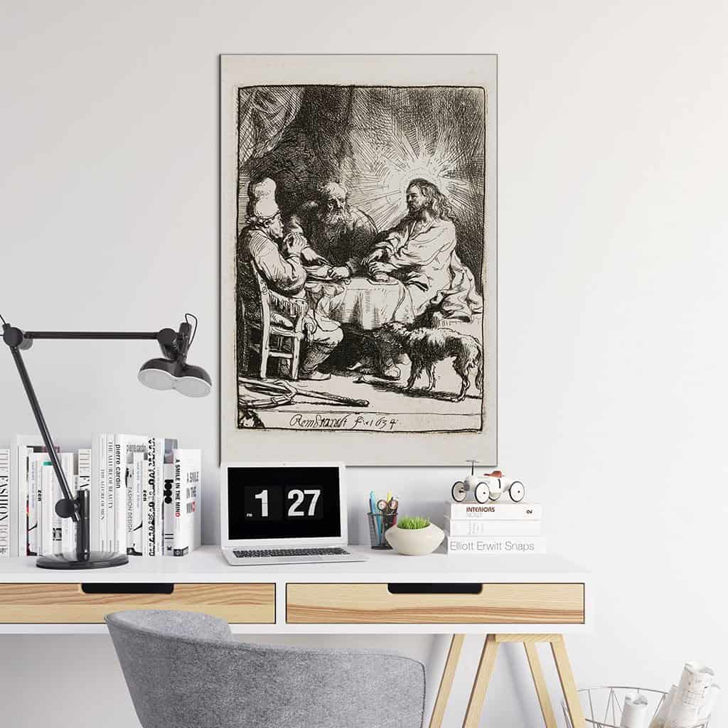 Christus te Emmaus - Rembrandt