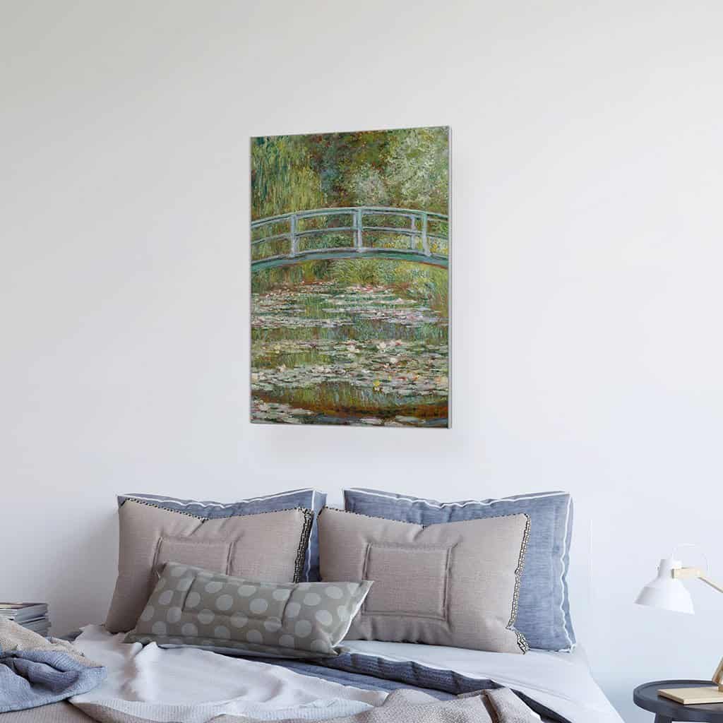 Brug over een vijver met waterlelies (Claude Monet)