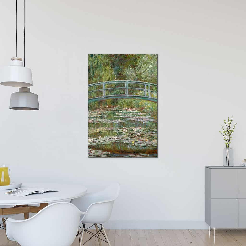 Brug over een vijver met waterlelies (Claude Monet)