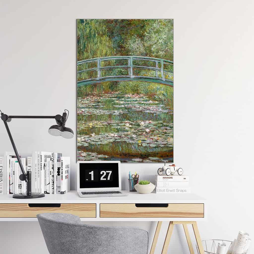Brug over een vijver met waterlelies (Claude Monet)