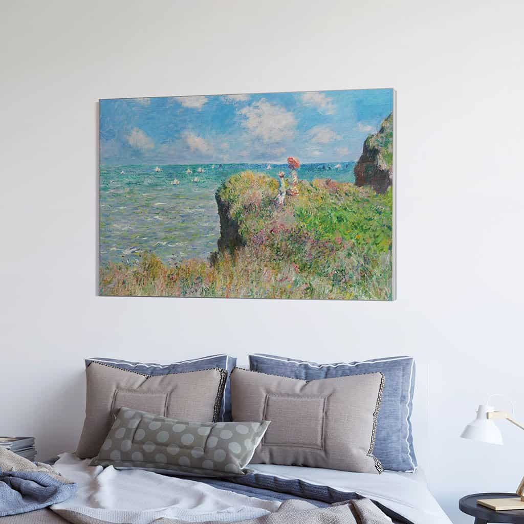 Klifwandeling bij Pourville - Claude Monet