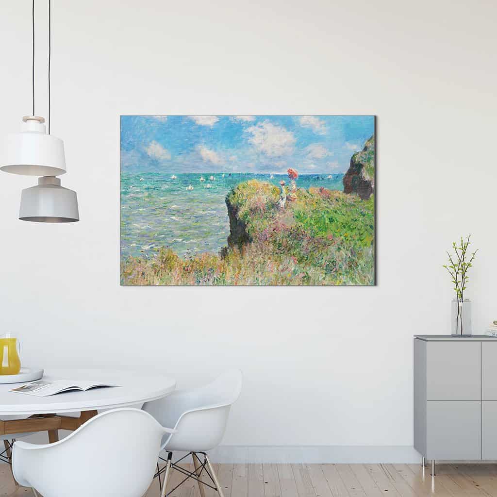 Klifwandeling bij Pourville - Claude Monet