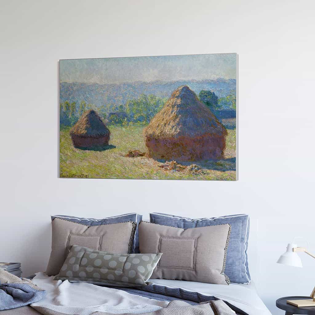 Hooibergen. Einde zomer (Claude Monet)
