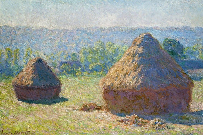 Hooibergen. Einde zomer (Claude Monet)