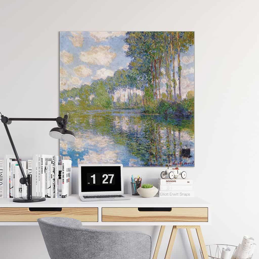 Populieren aan de rivier de Epte (Claude Monet)