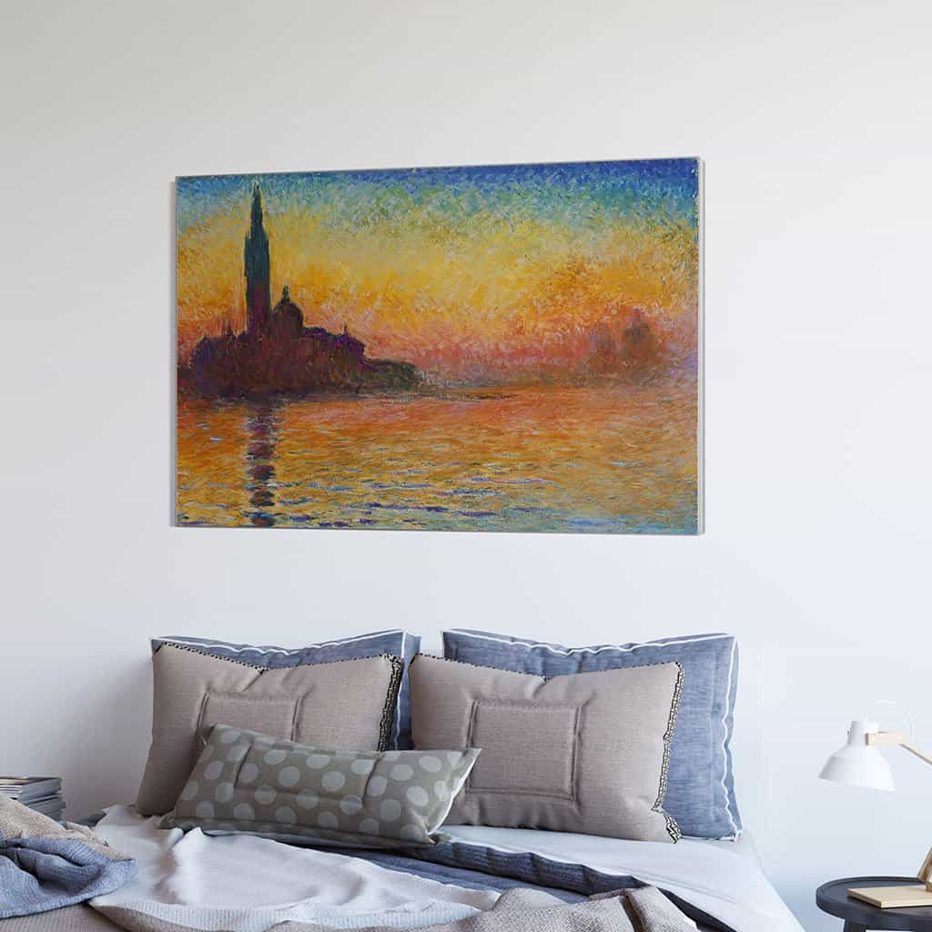 San Giorgio Maggiore in de schemering (Claude Monet)