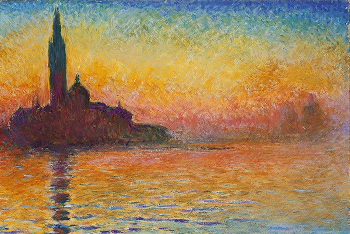 San Giorgio Maggiore in de schemering (Claude Monet)