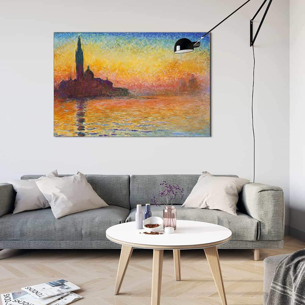 San Giorgio Maggiore in de schemering (Claude Monet)
