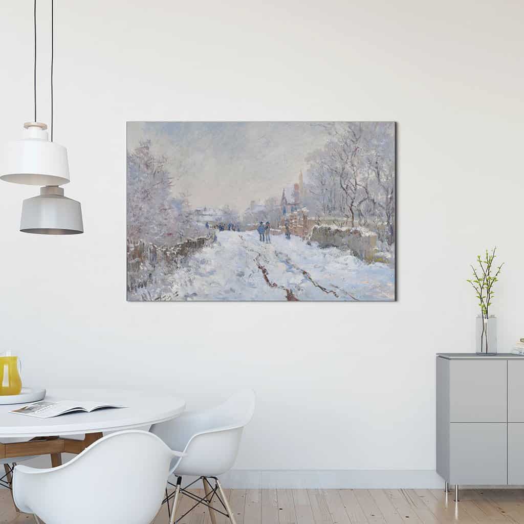 Sneeuw in Argenteuil (Claude Monet)