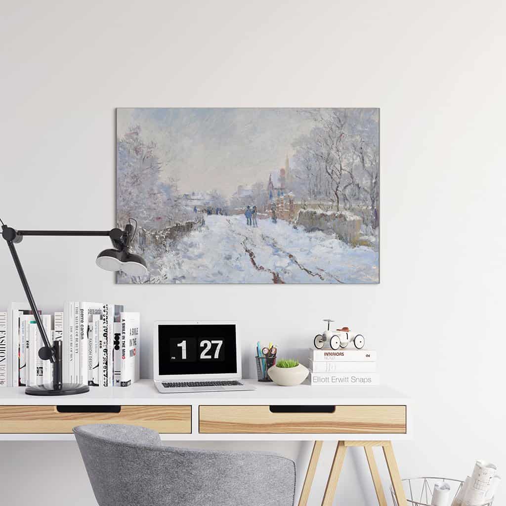 Sneeuw in Argenteuil (Claude Monet)