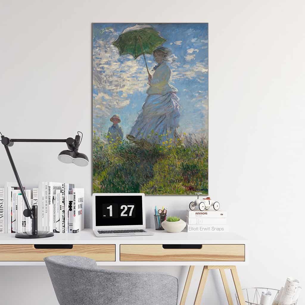 Vrouw met een parasol (Claude Monet)