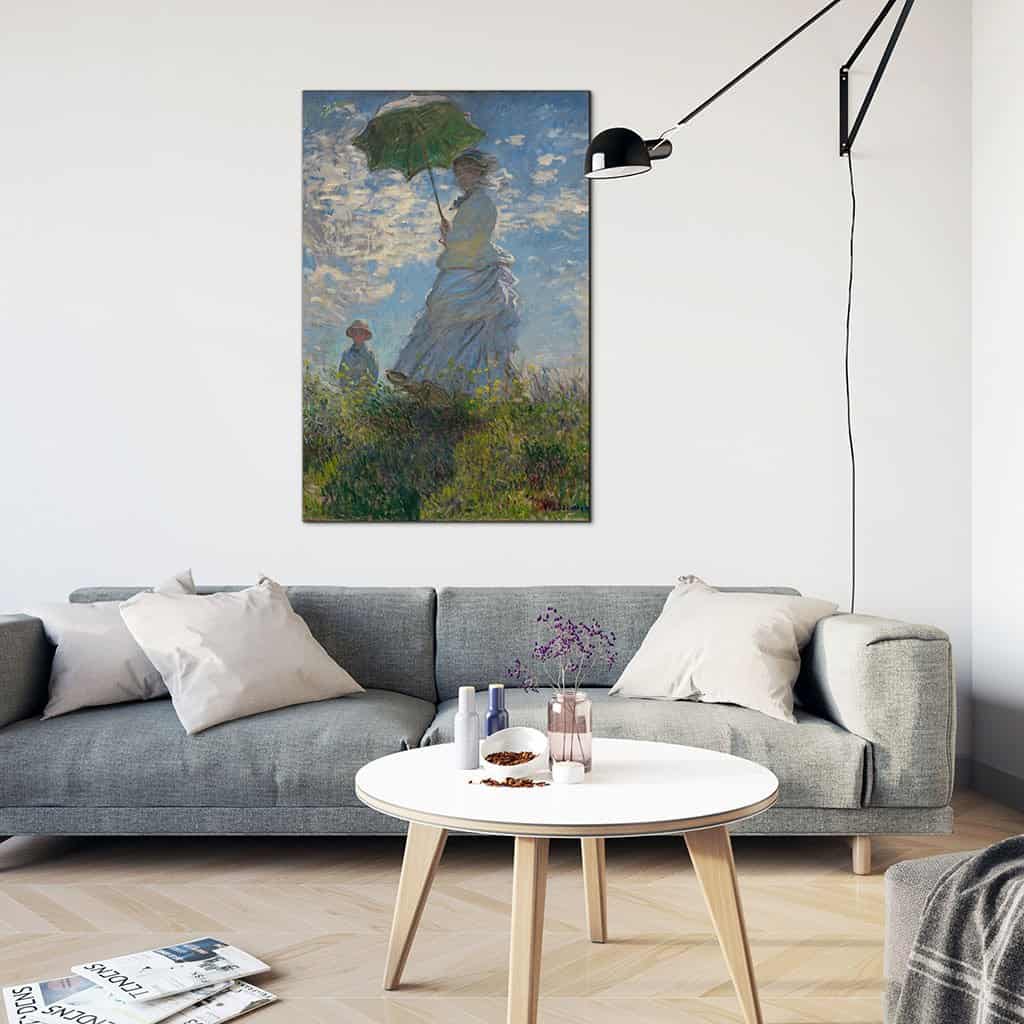 Vrouw met een parasol (Claude Monet)
