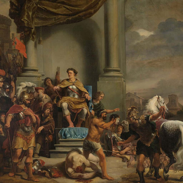 Consul Titus Manlius Torquatus laat zijn zoon onthoofden - Ferdinand Bol