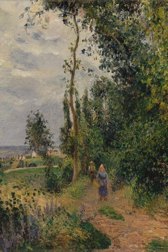 Cote des Grouettes dichtbij Pontoise - Camille Pissarro
