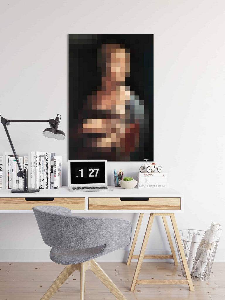 Dame Met een Hermelijn - Pixel Art
