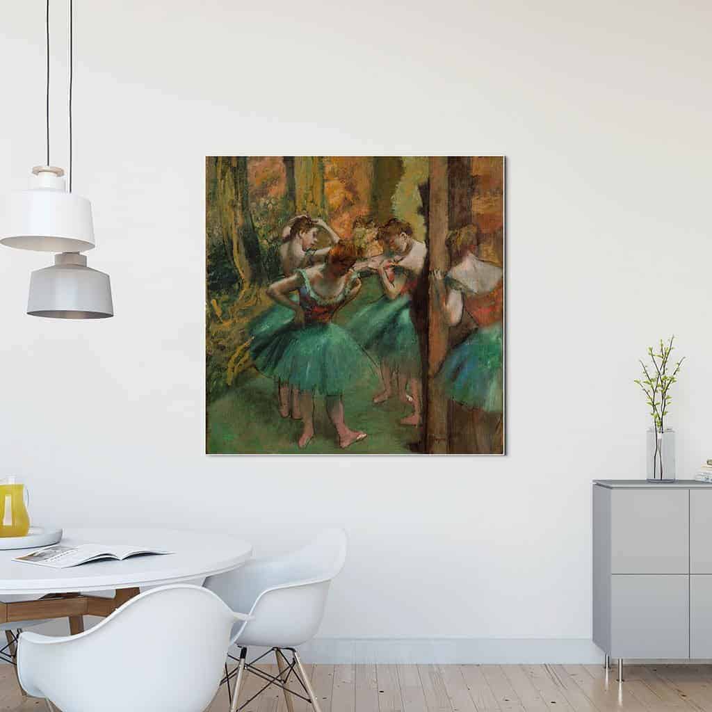 Dansers Roze en Groen - Edgar Degas