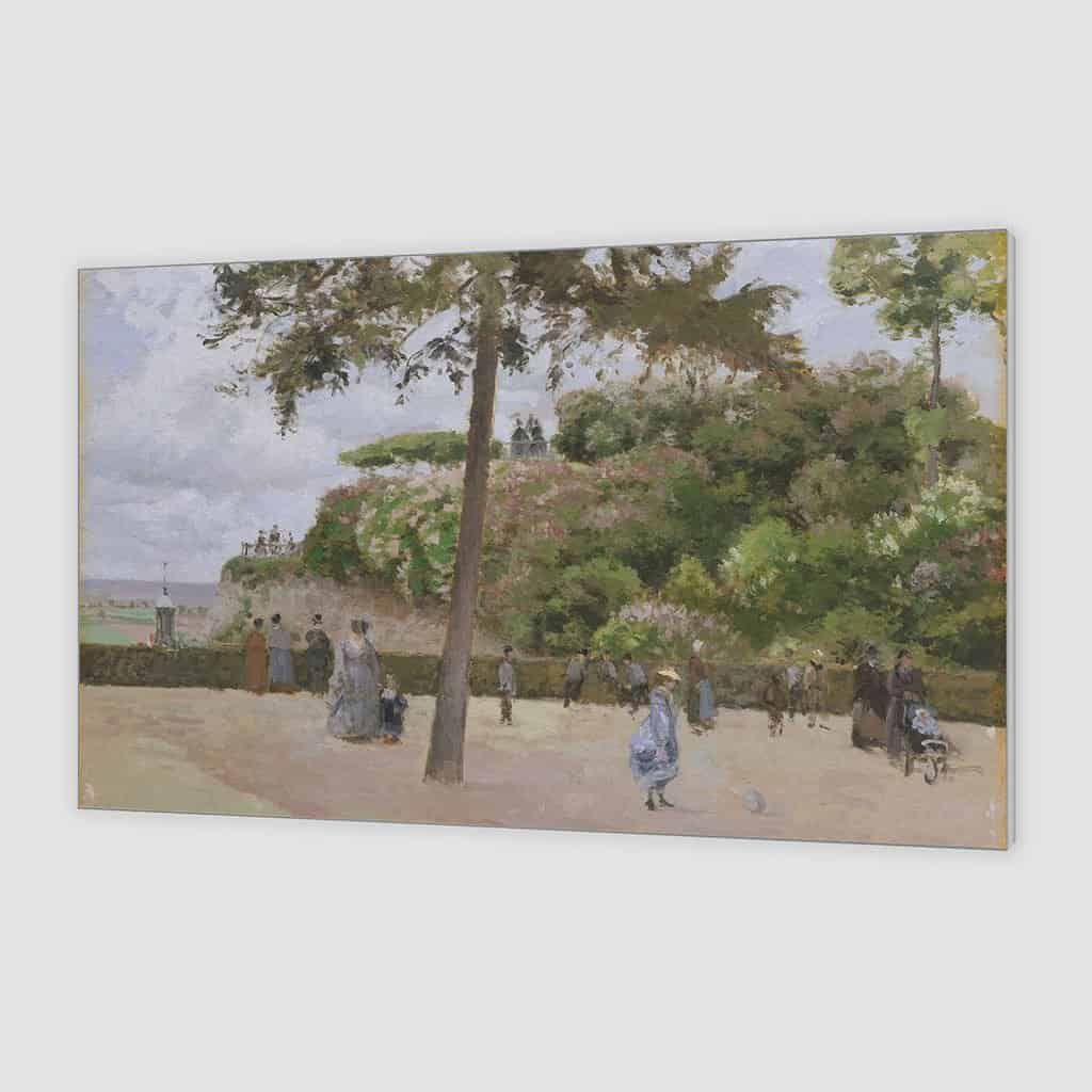 De Openbare Tuin in Pontoise - Camille Pissarro