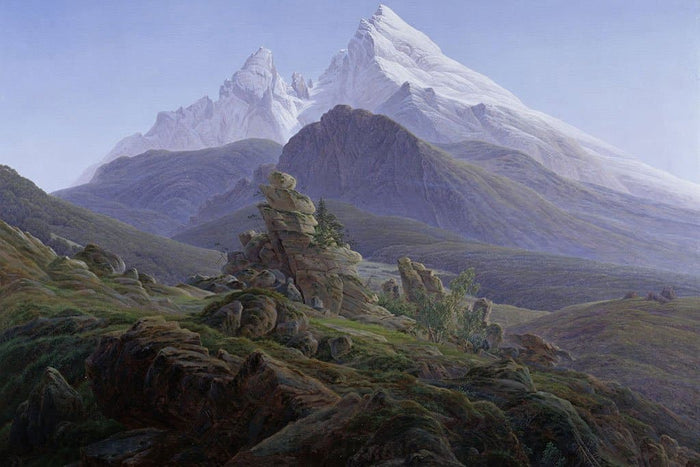De Watzmann - Caspar David Friedrich
