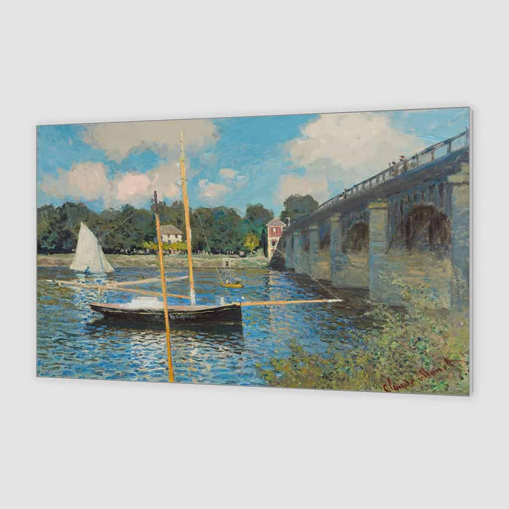 De brug in Argenteuil - Claude Monet