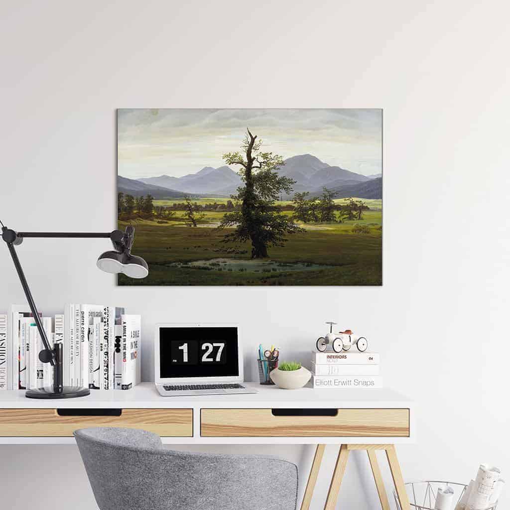 De eenzame boom - Caspar David Friedrich