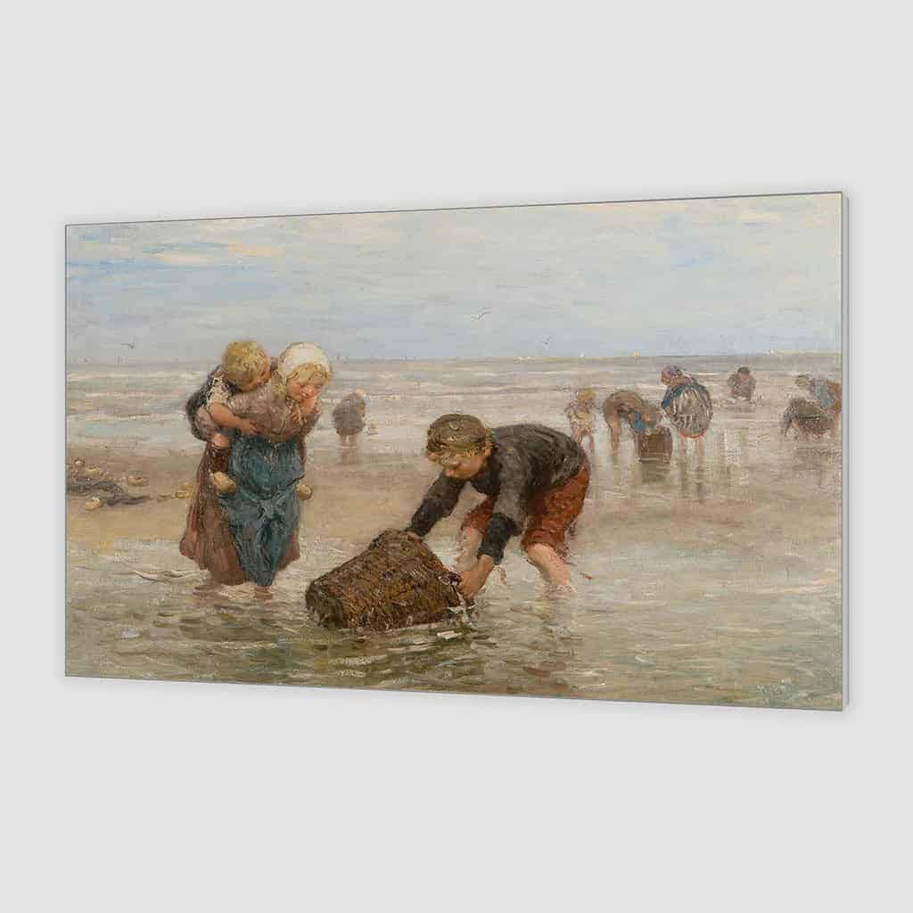 De garnalenvangst van de visserskinderen - Bernardus Johannes Blommers