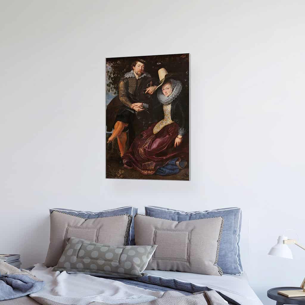 De kunstenaar en zijn eerste vrouw, Isabella Brant, in de Kamperfoelie Bower (Peter Paul Rubens)