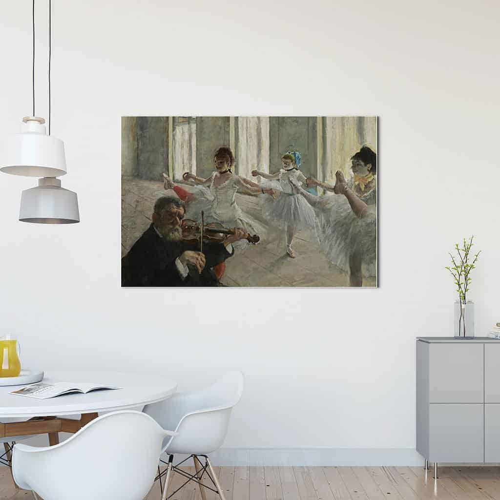 De repetitie - Edgar Degas