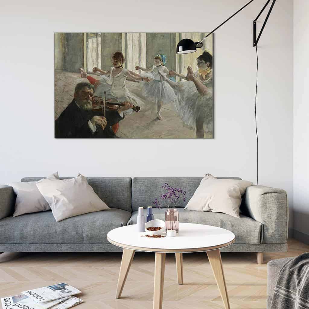 De repetitie - Edgar Degas