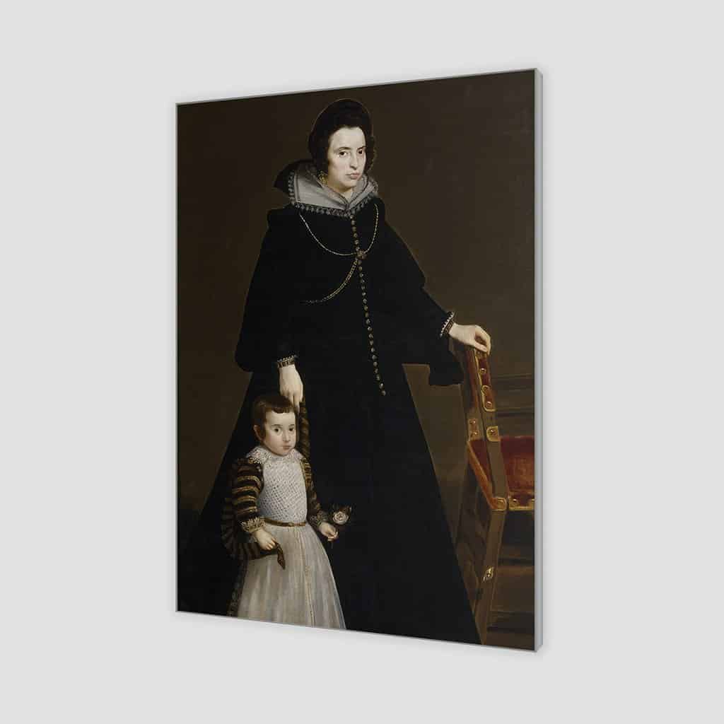 Doña Antonia de Ipeñarrieta y Galdós en haar zoon Don Luis (Diego Velázquez)