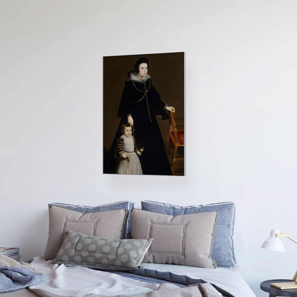 Doña Antonia de Ipeñarrieta y Galdós en haar zoon Don Luis (Diego Velázquez)
