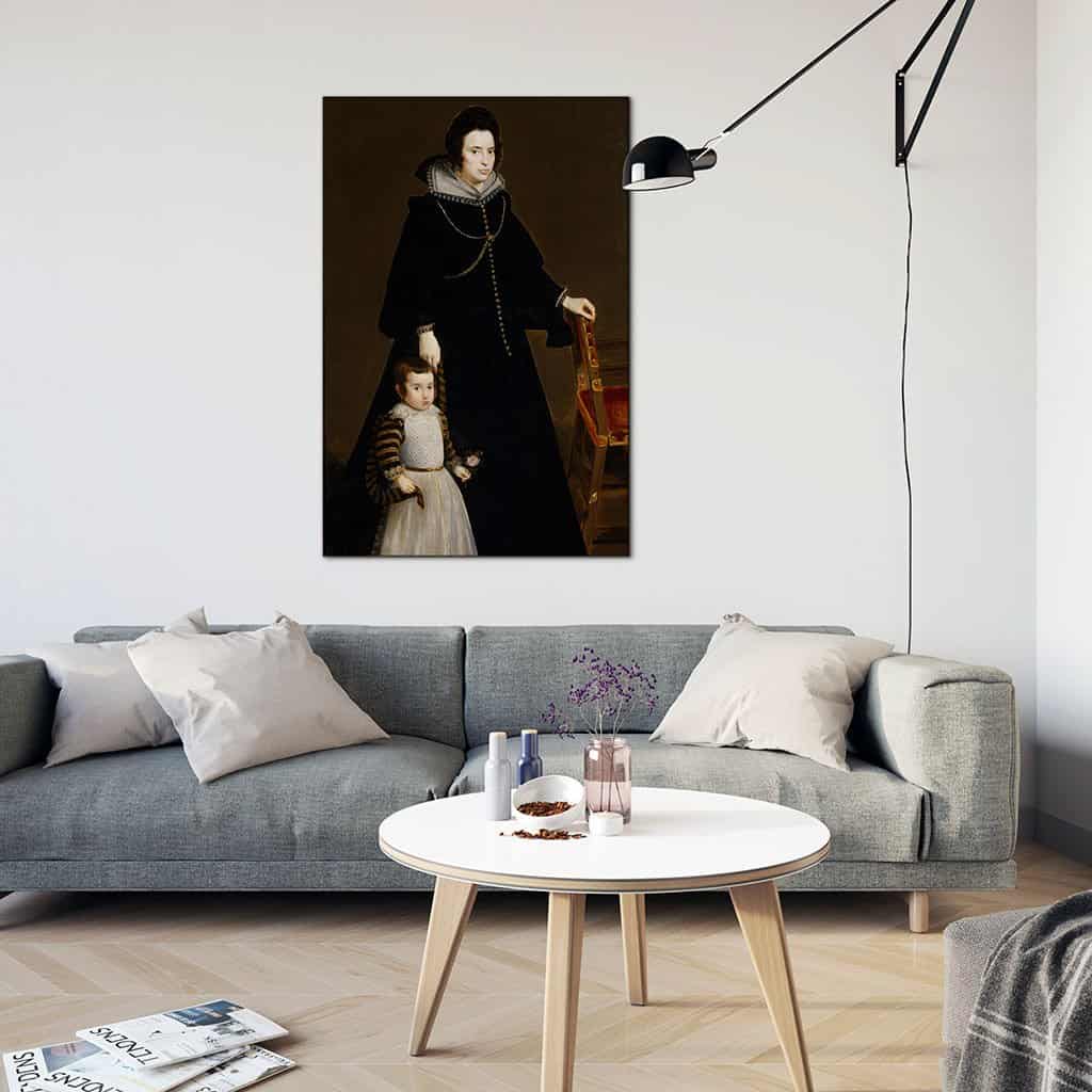 Doña Antonia de Ipeñarrieta y Galdós en haar zoon Don Luis (Diego Velázquez)