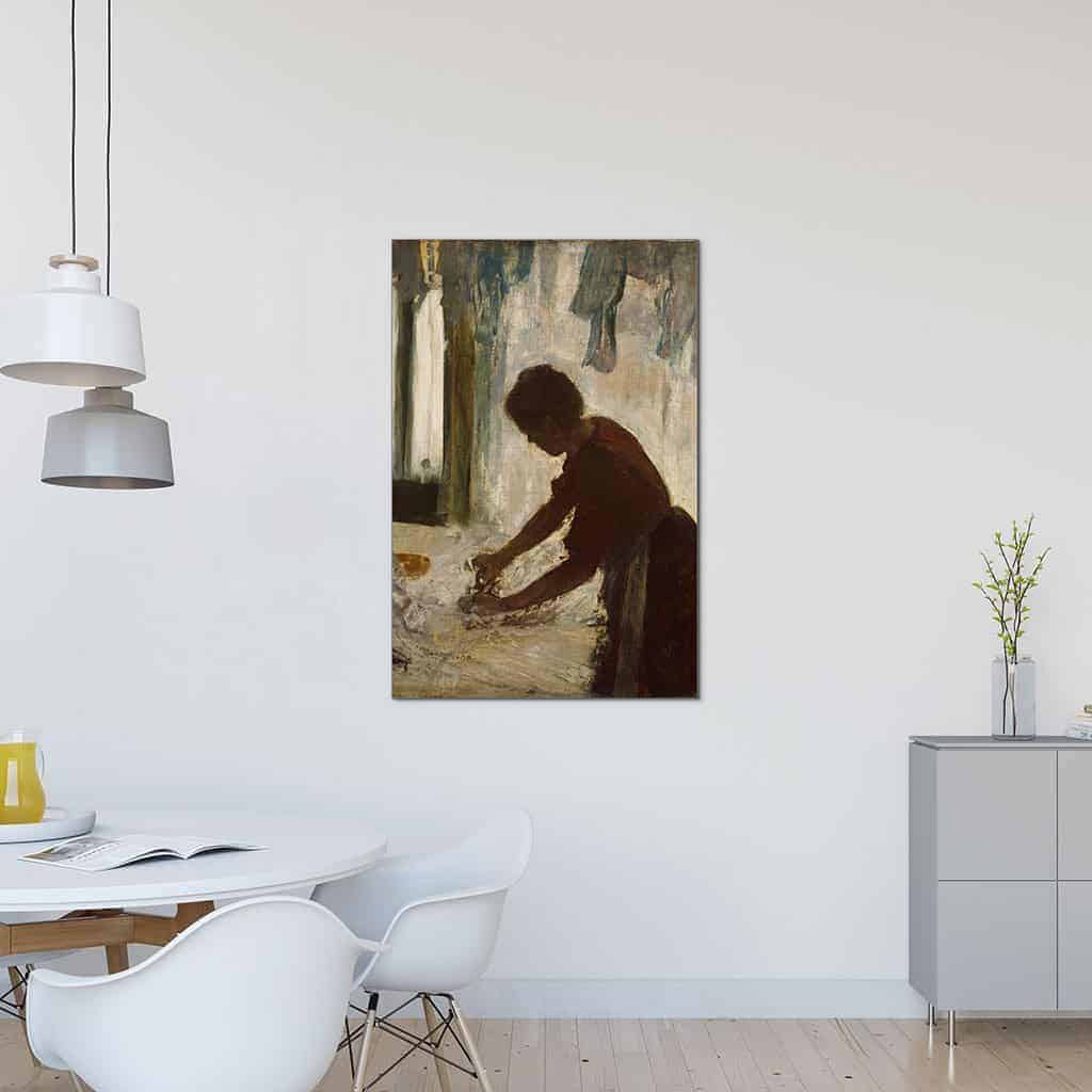 Een Strijken van de vrouw - Edgar Degas