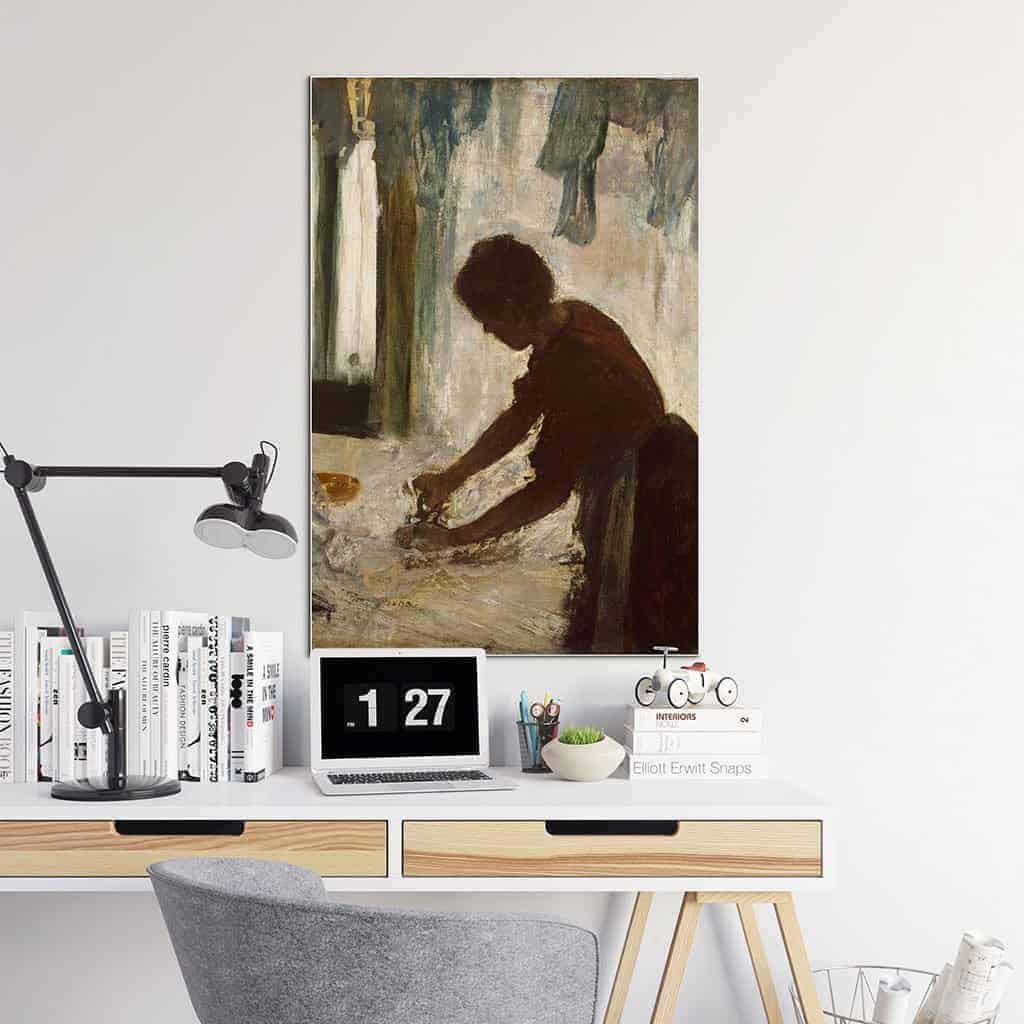 Een Strijken van de vrouw - Edgar Degas
