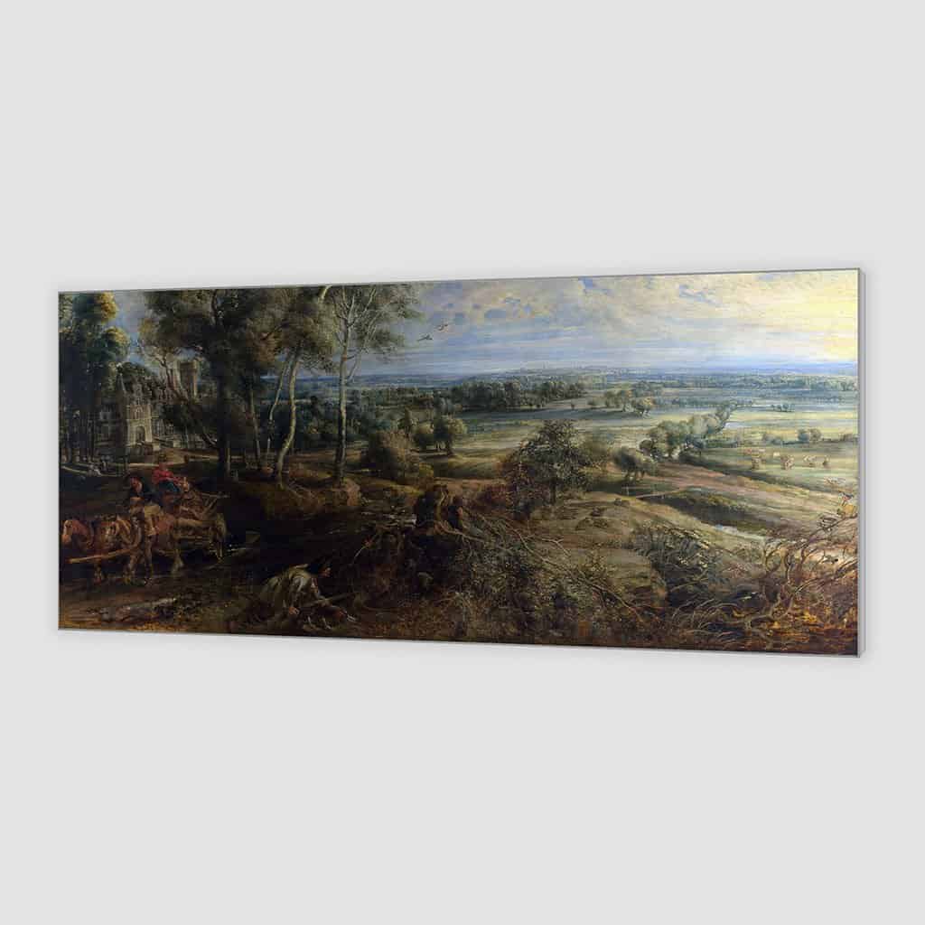 Een mening van Het Steen in de vroege ochtend (Peter Paul Rubens)