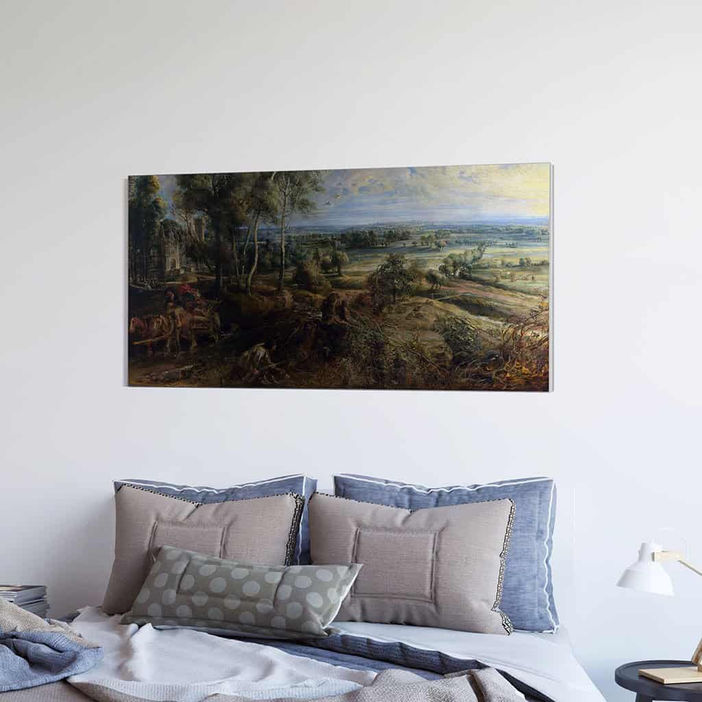 Een mening van Het Steen in de vroege ochtend (Peter Paul Rubens)