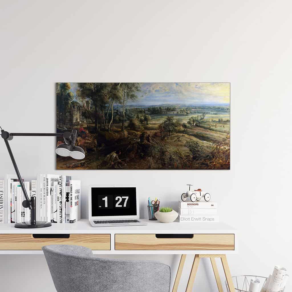 Een mening van Het Steen in de vroege ochtend (Peter Paul Rubens)