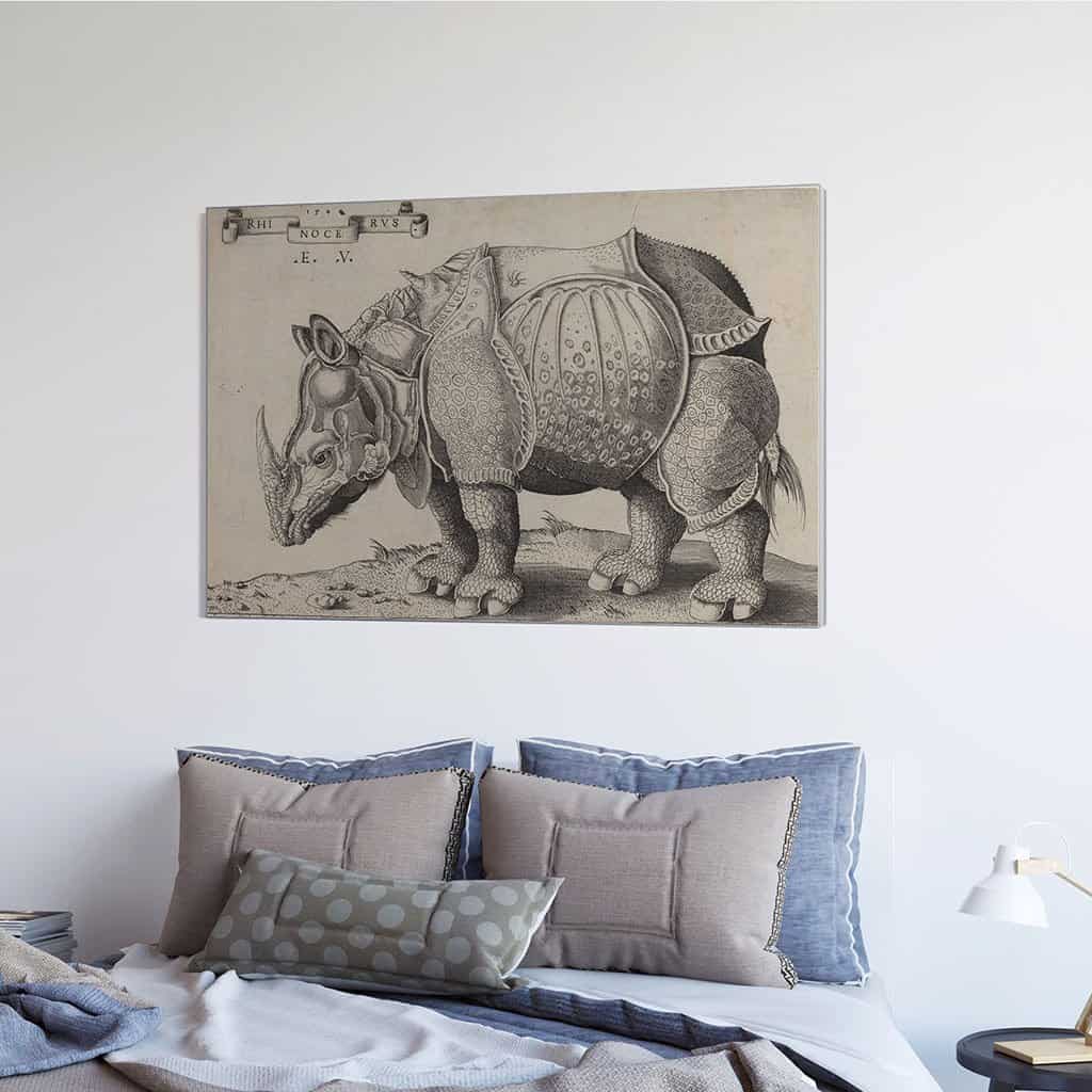 Enea Vico after Albrecht Dürer - Rhinoceros