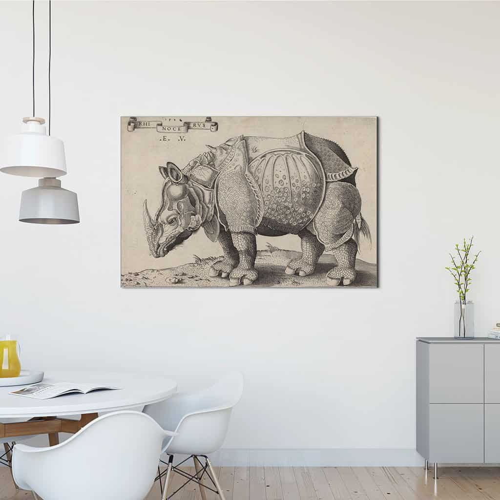 Enea Vico after Albrecht Dürer - Rhinoceros