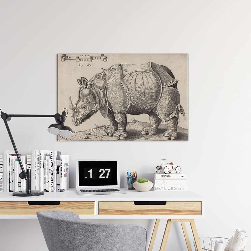 Enea Vico after Albrecht Dürer - Rhinoceros