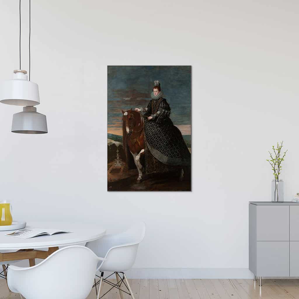 Ruiter Portret van Margarita van Oostenrijk (Diego Velázquez)