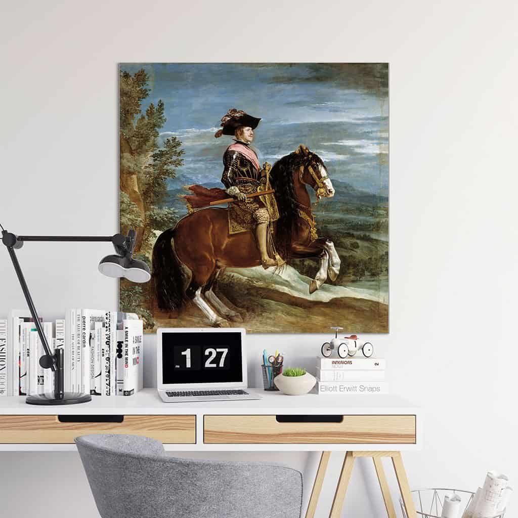 Ruiter Portret van Philip IV (Diego Velázquez)