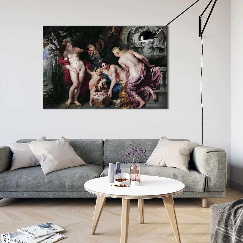Erichthonius Ontdekt door de Dochters van Cecrops (Peter Paul Rubens)