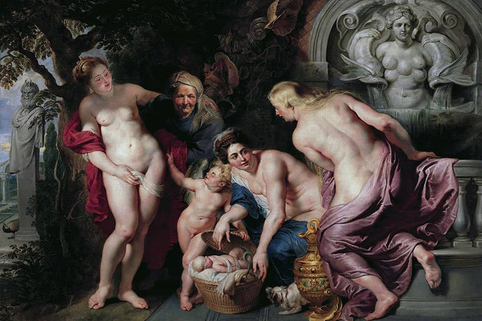 Erichthonius Ontdekt door de Dochters van Cecrops (Peter Paul Rubens)