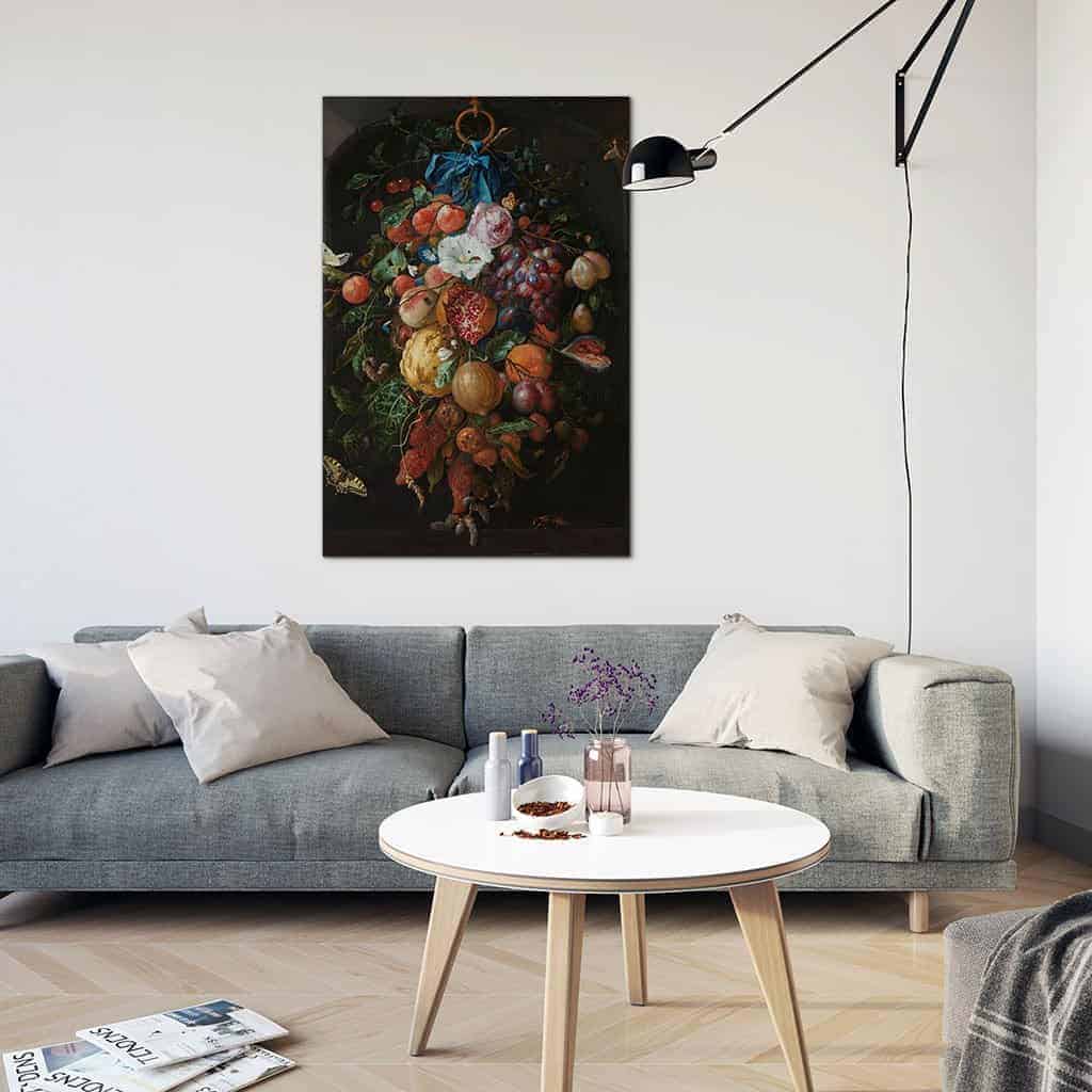 Festoen van vruchten en bloemen - Jan Davidsz. de Heem