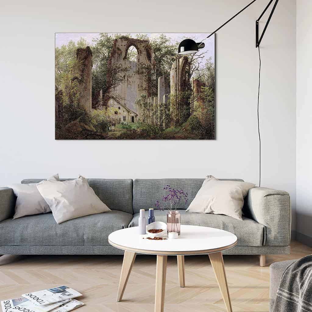 Friedrich Ruine in het bos - Caspar David