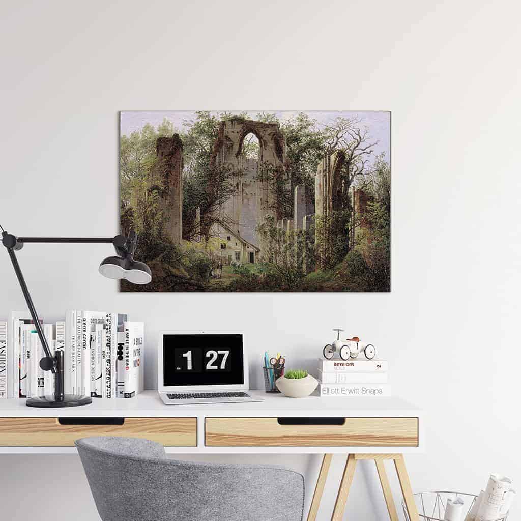 Friedrich Ruine in het bos - Caspar David