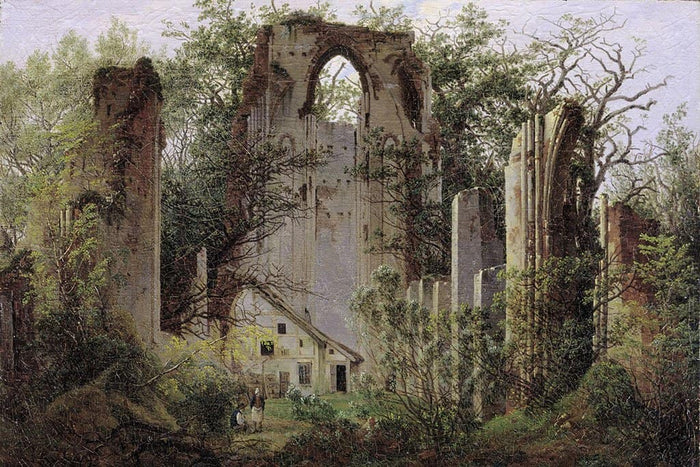 Friedrich Ruine in het bos - Caspar David