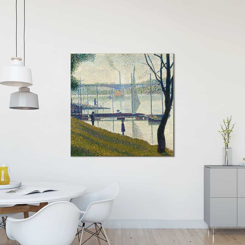 Brug bij Courbevoie (Georges Seurat)