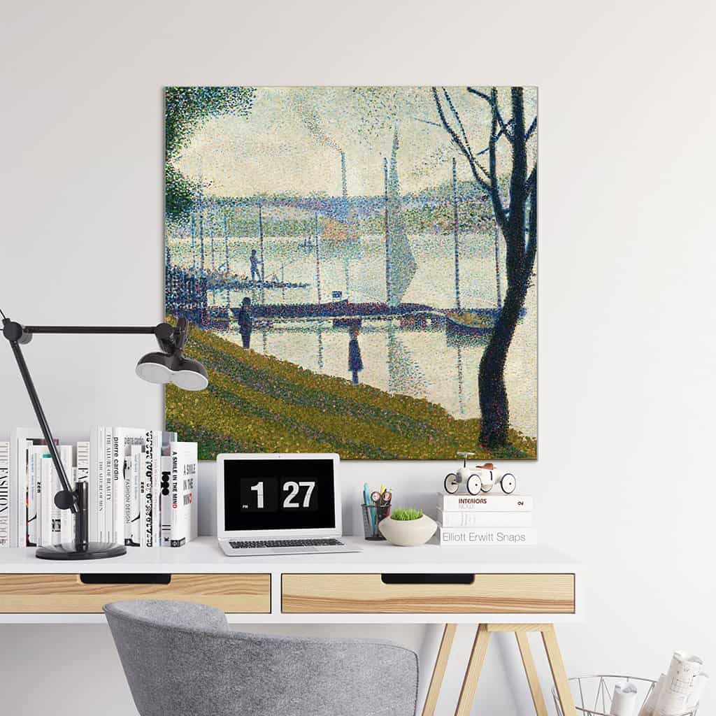 Brug bij Courbevoie (Georges Seurat)