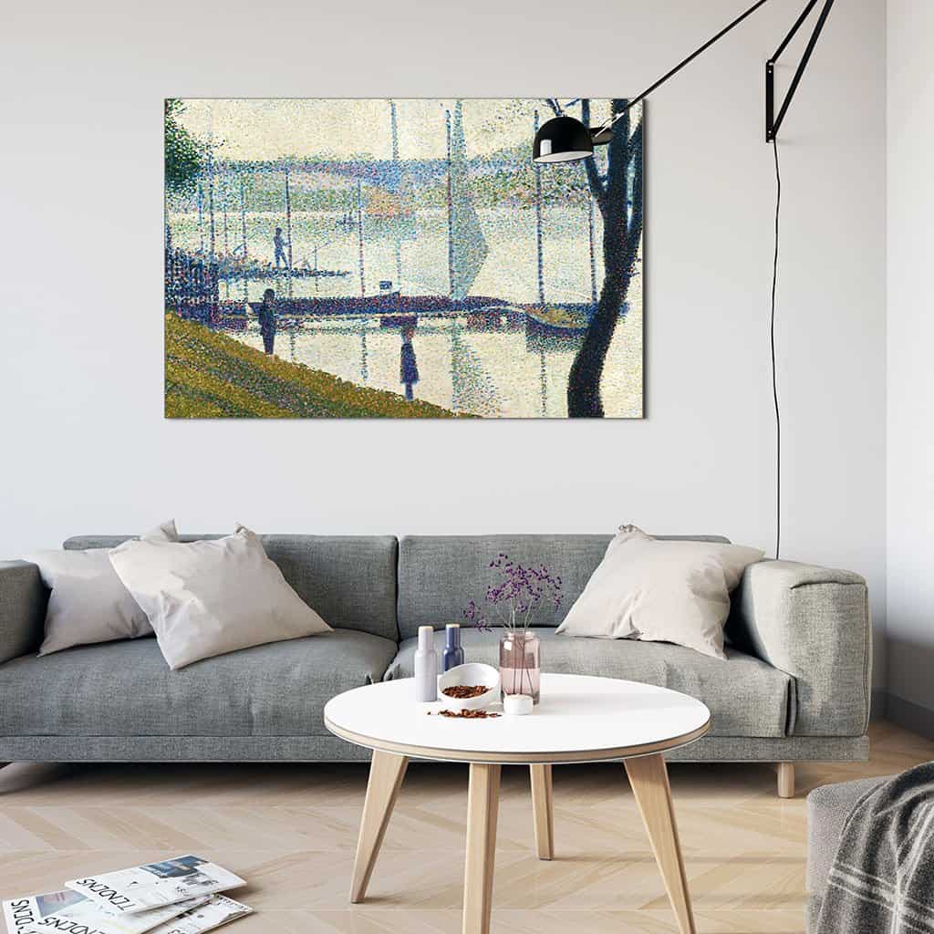 Brug bij Courbevoie (Georges Seurat)